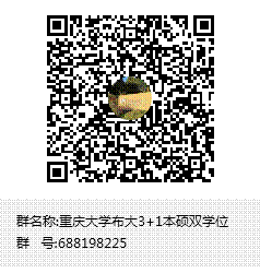 说明: 太阳成集团布大3+1本硕双学位群聊二维码